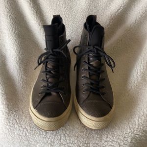 Men’s Converse leather lined high top